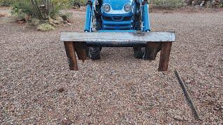 Homemade quick detach forks for my tractor.