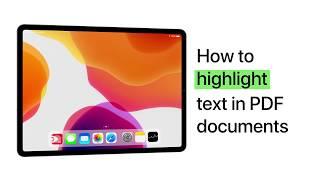 How to Highlight Text in PDF Documents