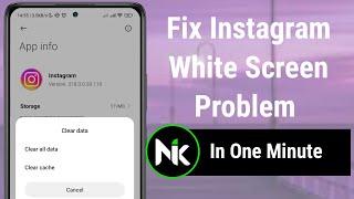 How To Fix Instagram White Screen Problem 2024