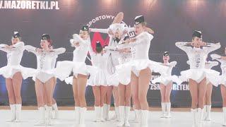 Majorettes 'MAŻORETKI ORKIESTRY MIASTA LESZNA' - Leszno | stage baton senior | Wschowa 2023