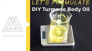 DIY Turmeric Body Oil - Amazing for evening out your skin and complexion!