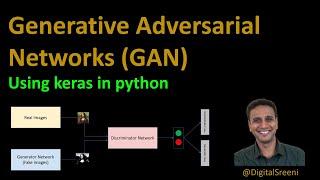 126 - Generative Adversarial Networks (GAN) using keras in python