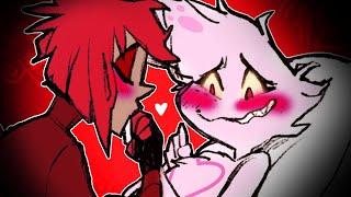 【Hazbin Hotel Comic Dub】FIRST TIME (Radiodust || Angel Dust x Alastor)