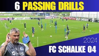 FC Schalke 04 Training Session - 6 Passing drills