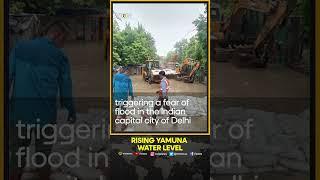Flood fears in Delhi as Yamuna's water level breaks 10-year record
