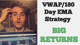 VWAP & 180 Day EMA Day Trading Strategy For BIG Returns!