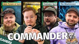 Garth One-Eye VS Eladamri VS Mindskinner VS Aesi | MTG Commander mit @WasmitPappe | GameRii