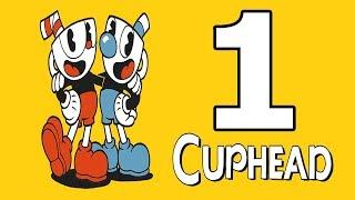 Cuphead Walkthrough Part 1 - No Commentary Playthrough (Re-Upload)