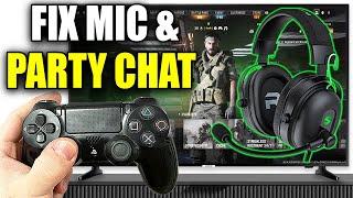 How to Fix Party Voice Chat & Mic in COD MW3 or WARZONE on PS4