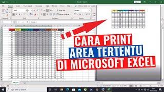 Cara Print Area Tertentu di Microsoft Excel