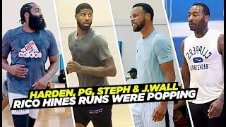 Steph Curry, James Harden, Paul George, John Wall & Trae Young GO OFF at Rico Hines Runs!