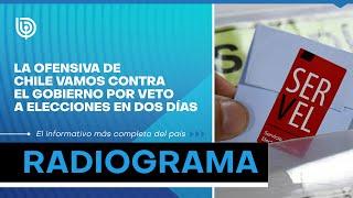 La ofensiva de Chile Vamos contra el gobierno por veto a elecciones en dos días