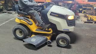 cub cadet ltx1040 run/transmission test