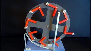 Overbalanced wheel with corner-shaped weights