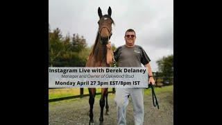 Instagram LIVE with Derek Delaney, manager of Oakwood Stud Ireland