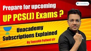 Preparing for UP PCSJ 2022??? | Unacademy Subscriptions Best guide | Tansukh Paliwal