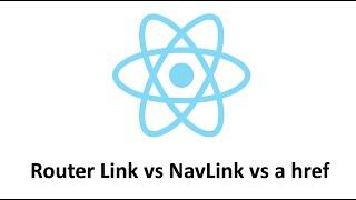 Links in React Router | NavLink | Link | Href Link