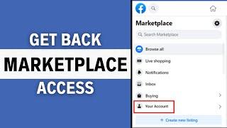 How to Get Facebook Marketplace Back on iPhone / Android (WORKING)