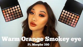 Orange Smokey eye Tutorial ft. Morphe 35O