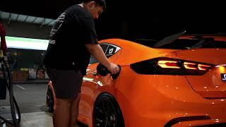 The running orange ｜ Hyundai Elantra AD Sport ｜ 4K
