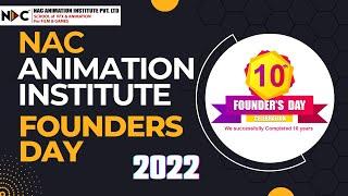 10th Founder's Day Celebration 2022 NAC Animation Nashik #animationinstitute #foundersday #2022