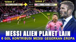  INI BARU SEJARAH DUNIA !! Messi 6 Gol Kontribusi 1 Stadion Nangis Haru Lihat Sihir Playmaker Messi