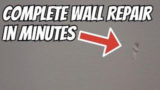 How to fix dents in a wall / ceiling in less than 5 mins