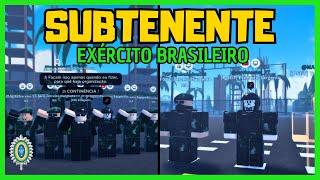 Roblox - ME TORNEI SUBTENENTE no EXÉRCITO BRASILEIRO! (E.B do TEVEZ)