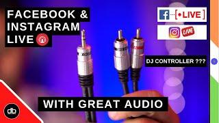 How to get good audio on Facebook live | Live Stream DJ Sets like a Boss | DJ Controller