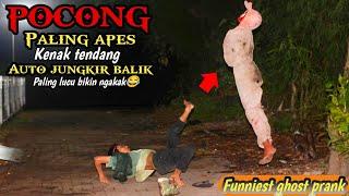 Prank Pocong Paling Apes || Auto Jungkir Balik Paling Lucu Bikin Ngakak