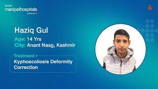 Kyphoscoliosis | Dr. Hamza Shaikh | Manipal Hospital Delhi