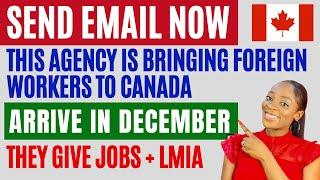 Come to CANADA in DECEMBER 2023 | LICENSED RECRUITMENT AGENCY URGENTLY HIRING FROM OVERSEAS