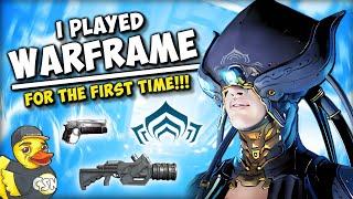 I Played "Warframe" for the First Time!!!