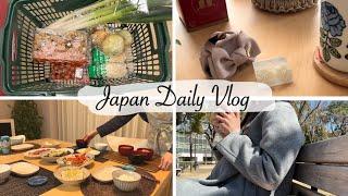window shopping, grocery shopping, welcome home dinner | spring days in japan