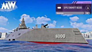 SPS SMART 8000 - New Destroyerfull review & gameplay - Modern Warships