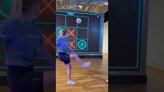 Viral tic tac toe football wall  #shorts #tictactoe #soccer