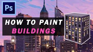 How to paint buildings SPIDERVERSE style!