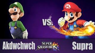 AS Weekly 3 - Akdwchwch (Luigi, Cloud) vs. Supra (Mario, Mewtwo) - Winners Round 2 - SSB4