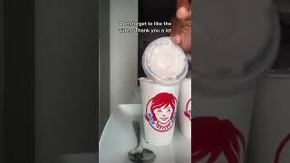 Wendy’s Pink Frosty Taste Test and HONEST review #shorts #wendys #frosty