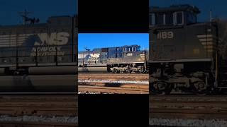 2 manifests and an intermodal #fyp #railroad #railfan #hornshow #norfolksouthern