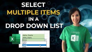 Select Multiple Items in an Excel Drop Down List - Easy VBA Trick Anyone Can Use