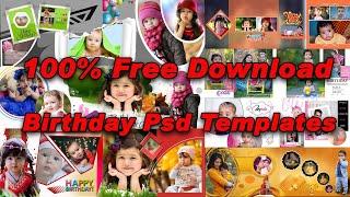 New Birthday Psd Templates  Free Download  12X36 Psd  2021 100% Free By- L.K VIDEO  PACK - 3