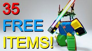 HURRY! GET THESE 35 FREE ITEMS! (RAINBOW & DOMINUS) ROBLOX EVENTS!