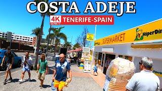 TENERIFE - COSTA ADEJE | How does it Currently look?  4K Walk ● July 2024