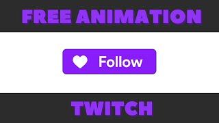 [FREE] Twitch Follow Animation - GREENSCREEN