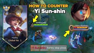 HOW TO DOMINATE META YI SUN-SHIN IN JUNGLE USING HARLEY!! (full match)