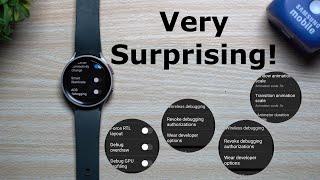 Galaxy Watch Developer Options! Very Extensive and Impressive