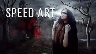 Speed Art  Witch on Shabashche