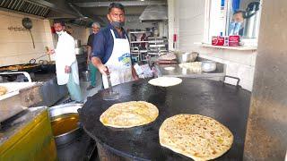 7 a.m. PAKISTANI BREAKFAST in Muscat, Oman!! Halwa Puri, Chana Dal & Shami Kebab