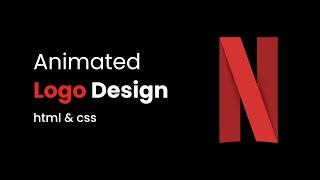 Create Animated Logo Using HTML And CSS | Logo Animation For Website In HTML & CSS